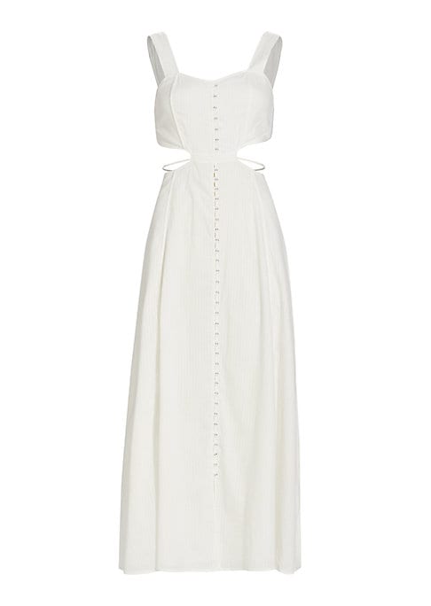 Breezy Cut-Out Midi Dress