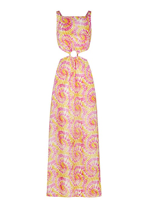 Boho Cut-Out Maxi Dress