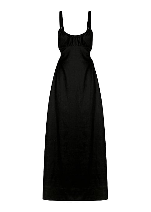 Chic Gathered Midi Dress