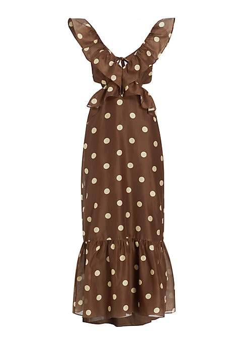 Polka Dot Frill Dress