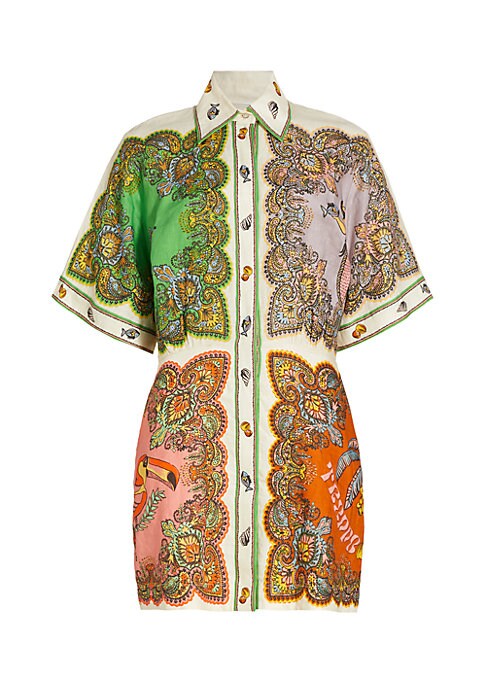 Linen Color Pop Dress