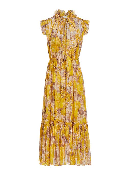 Floral Elegance Midi Dress