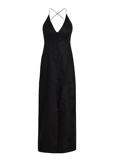 Linen Breeze Maxi Dress