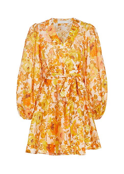 Blooming Wrap Dress