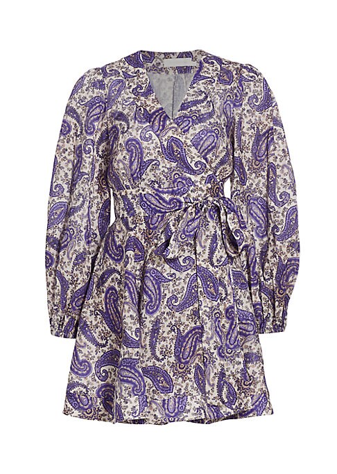 Paisley Wrap Dress