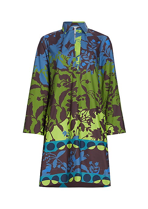 Floral Block Shirtdress