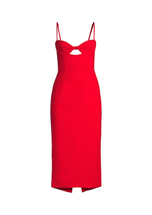 Chic Bustier Midi Dress