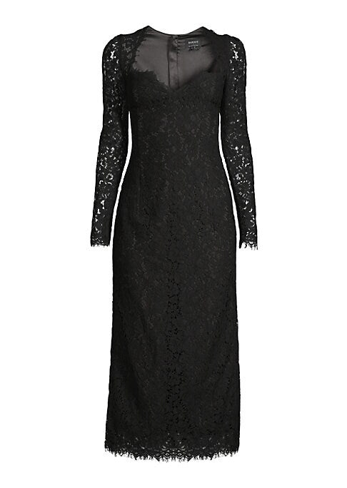 Lace Elegance Midi-Dress
