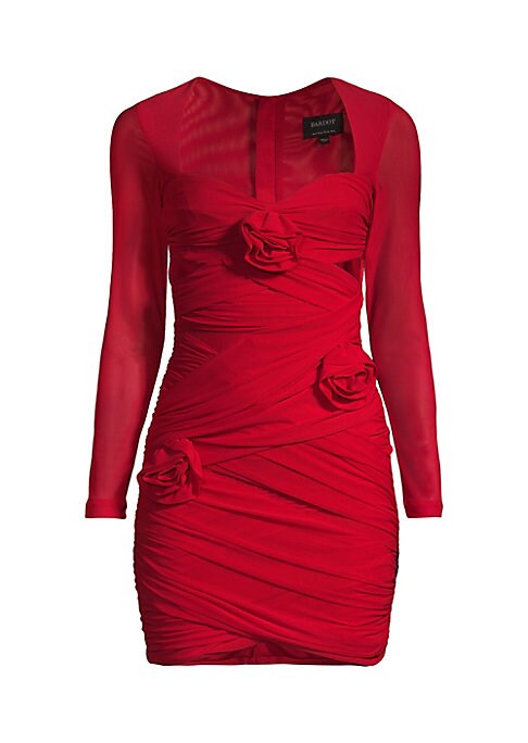 Rosette Bodycon Mini Dress
