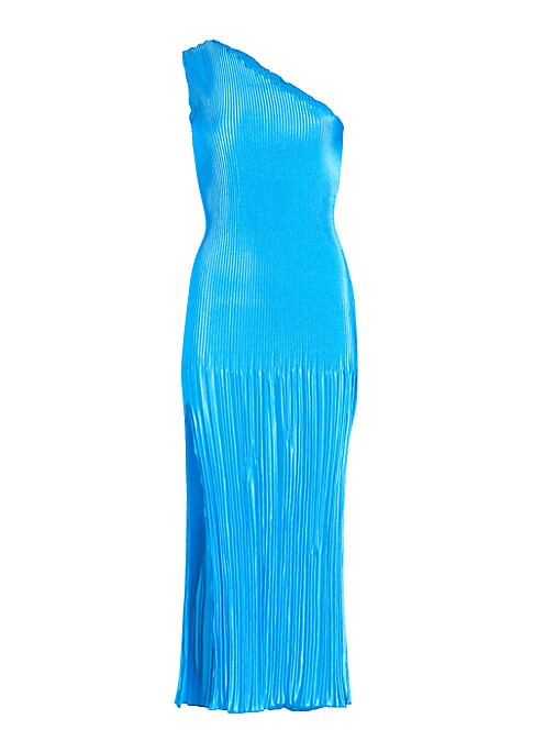 Chic Pleated Evening Gown