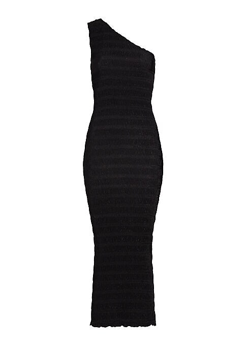 Elegant Satin One-Shoulder Dress