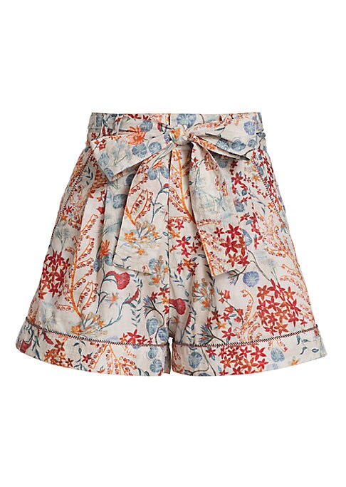 Vibrant Cotton Print Shorts