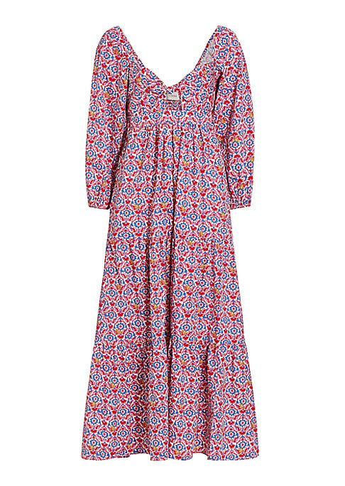 Sweetheart Cut-Out Midi Dress