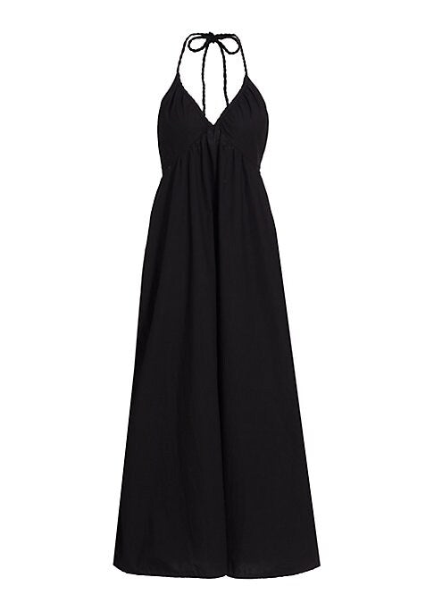Elegant A-Line Halter Dress