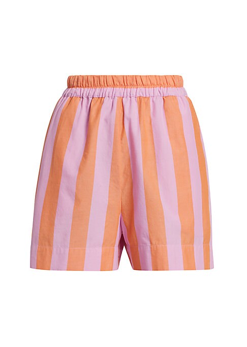 Vibrant Stripe Summer Shorts