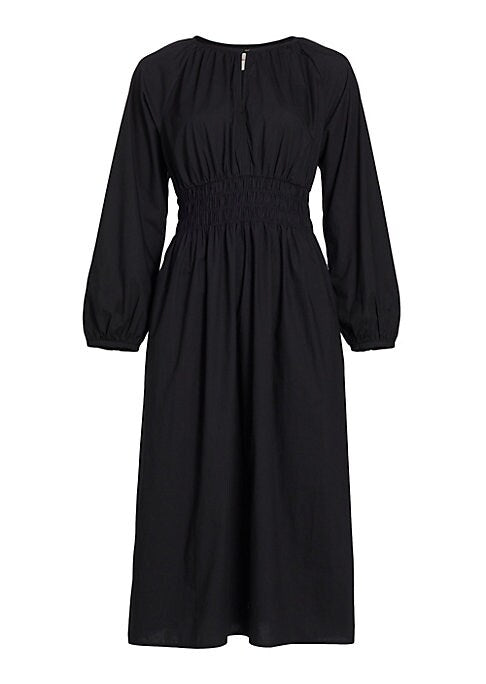 Chic Smocked Midi Dress