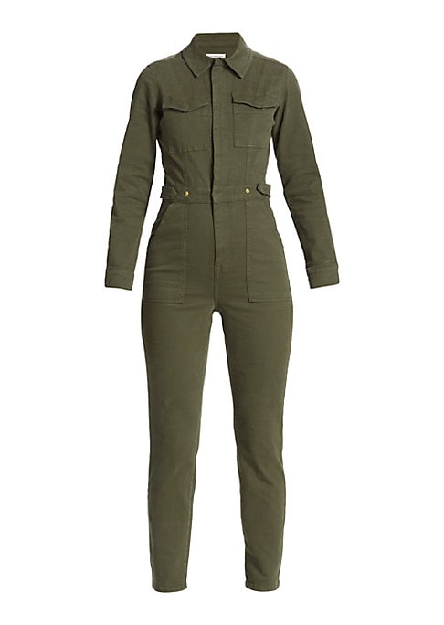 Success Stretch Denim Jumpsuit