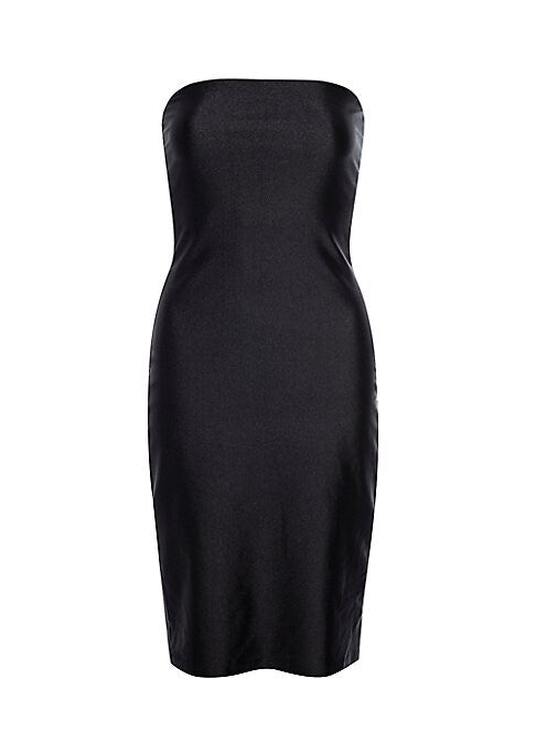 Sheen Strapless Mini Dress