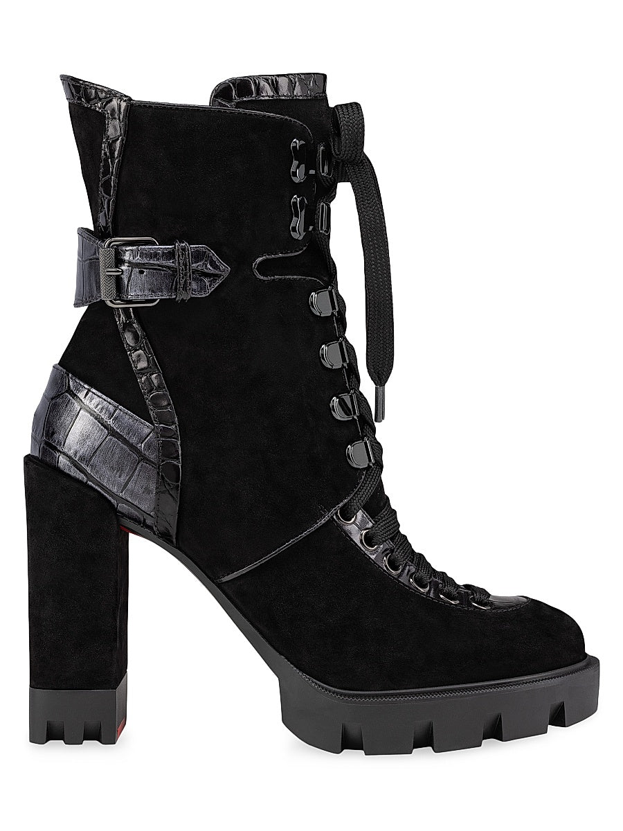 Macademia 100MM Lace-Up Booties
