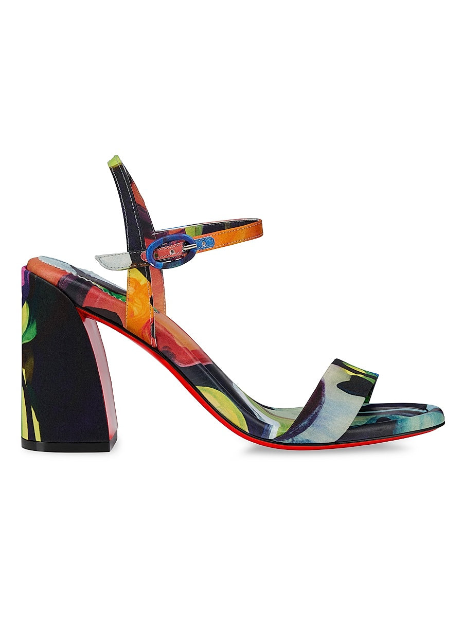 Miss Jane 85MM Crepe Satin Sandals