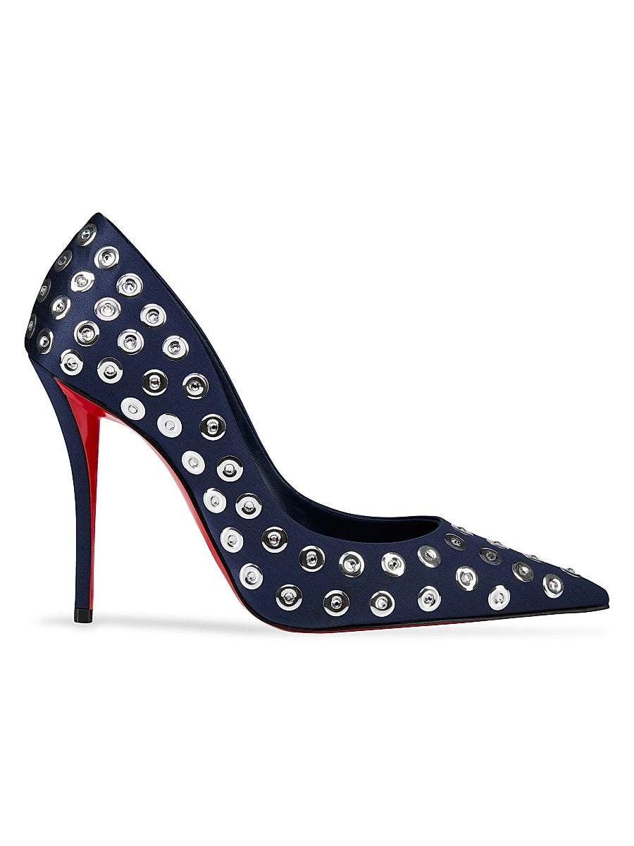 Miss Z 100 MM Satin Boum Boum Mirror Pumps
