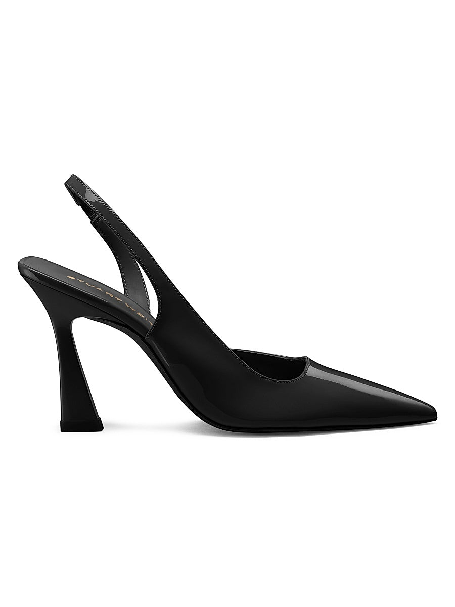 Vinnie 85MM Patent Leather Slingback Pumps