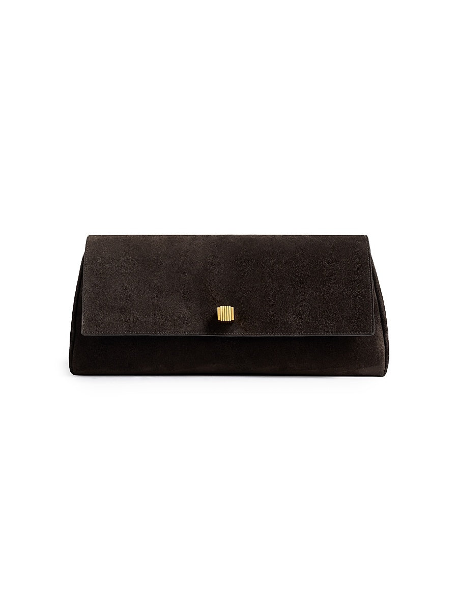 Audrey Suede Clutch