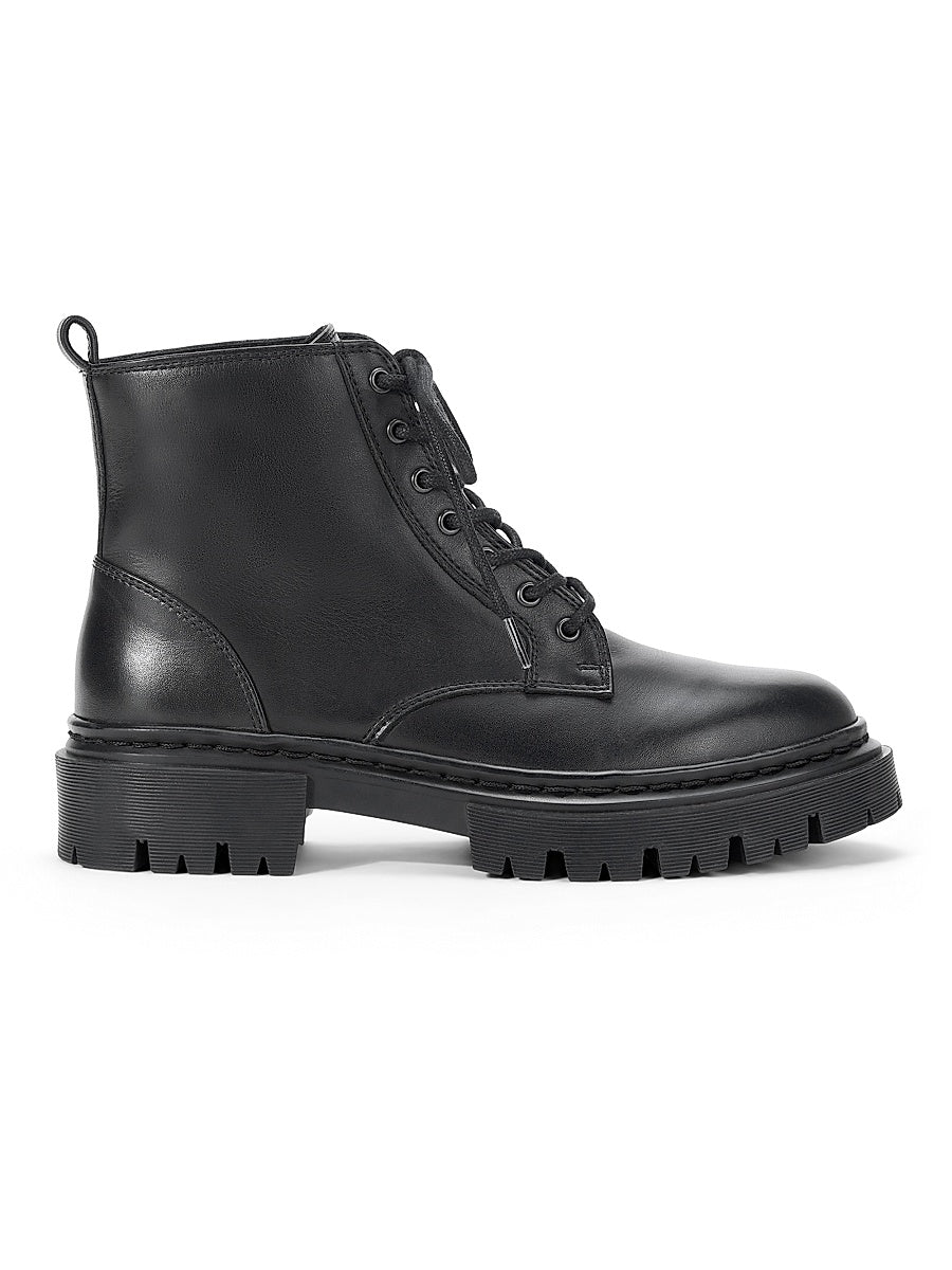 Henry Leather Combat Boots