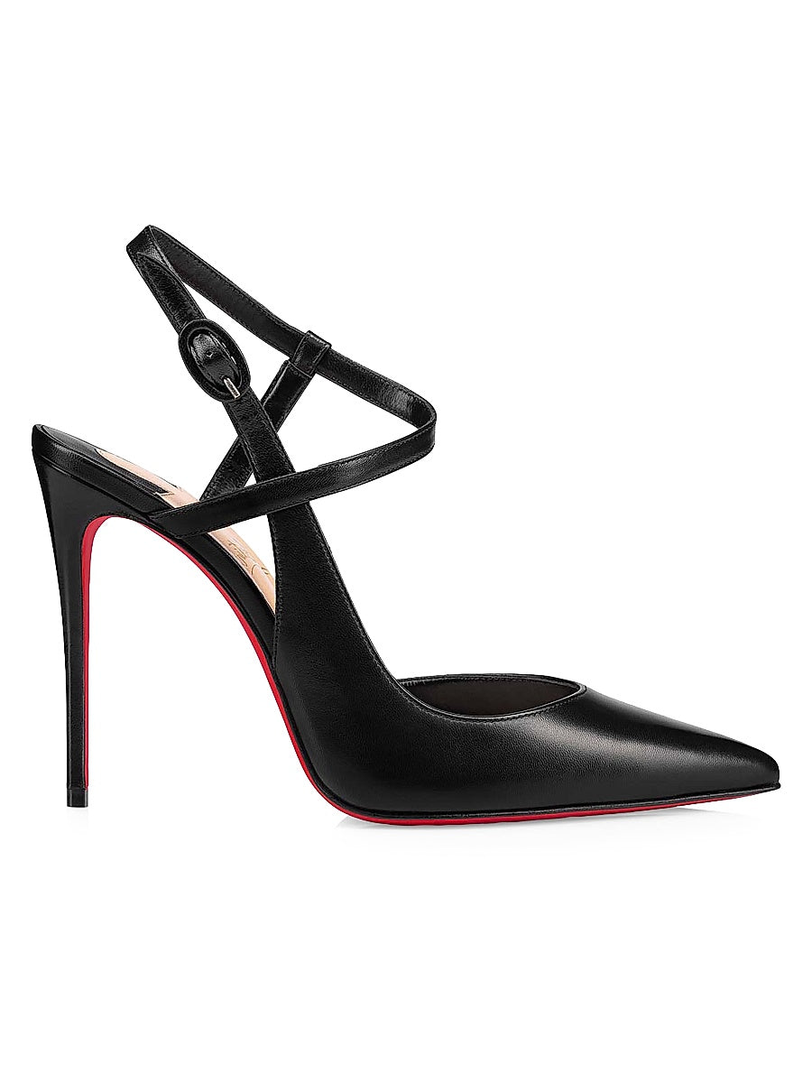 Jenlove Leather 100MM Strappy Pumps