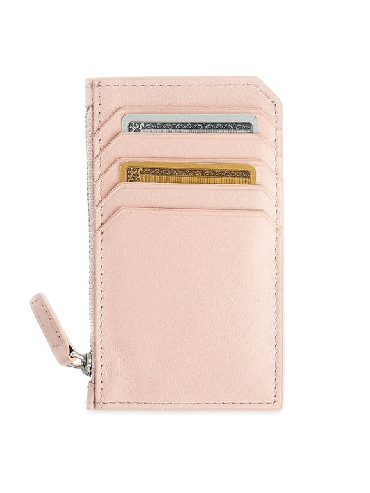 ​Zip Leather Card Wallet