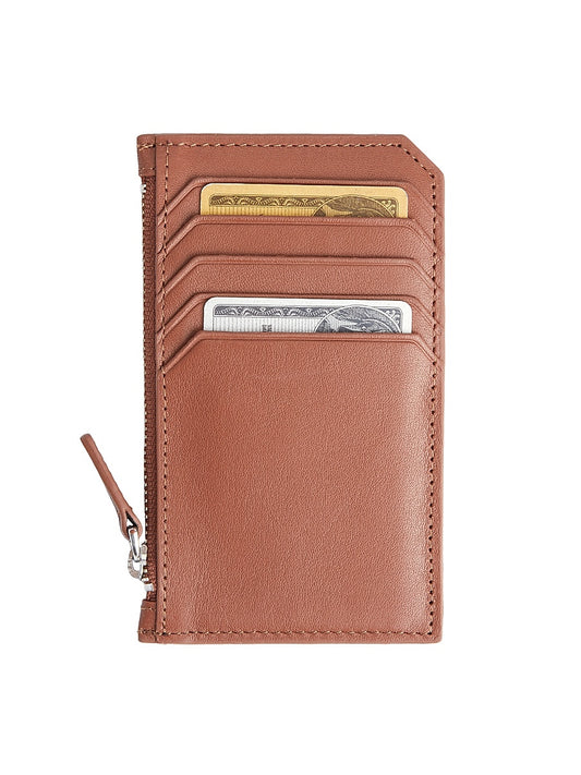 ​Zip Leather Card Wallet