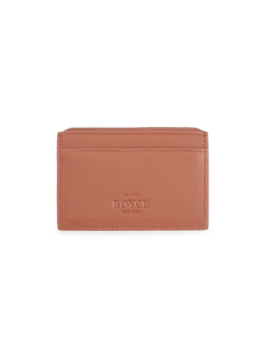 RFID-Blocking Leather Card Case