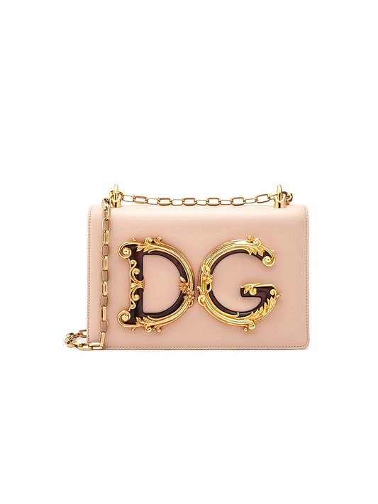 D&amp;G Girls Leather Shoulder Bag