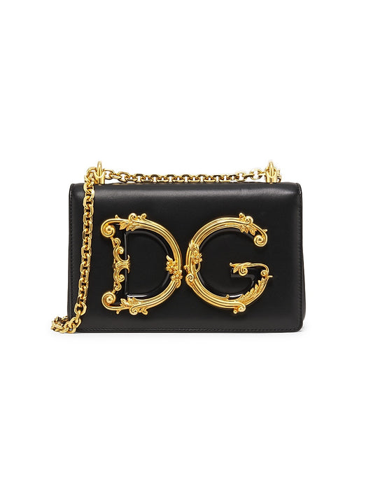 D&amp;G Girls Leather Shoulder Bag