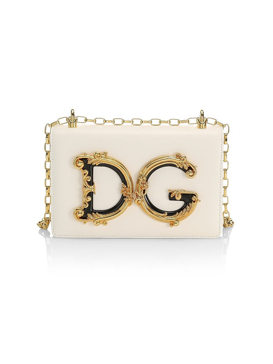 D&amp;G Girls Leather Shoulder Bag