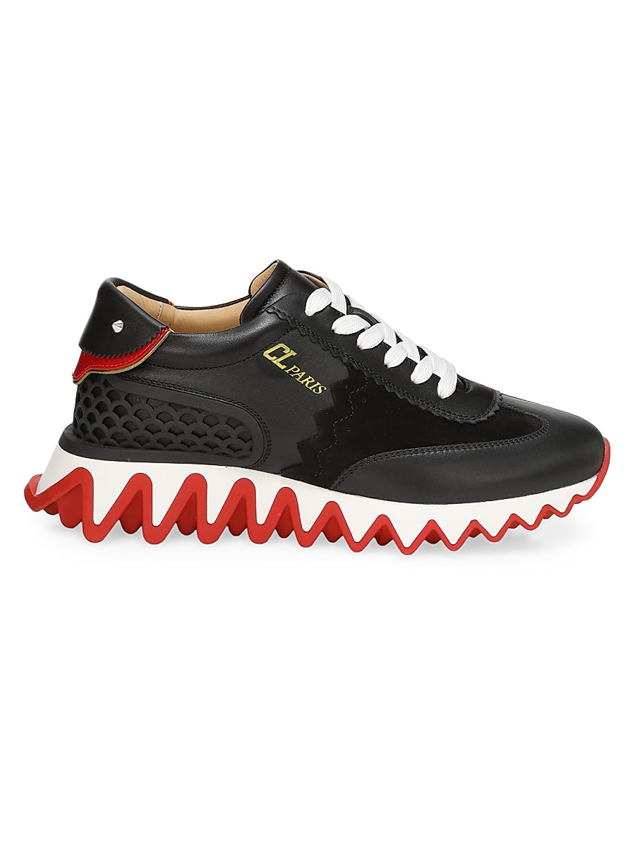 Loubishark Leather Low-Top Sneakers