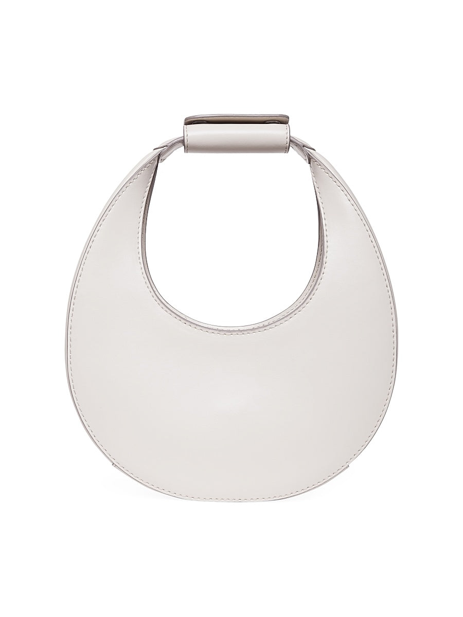 Mini Moon Leather Shoulder Bag