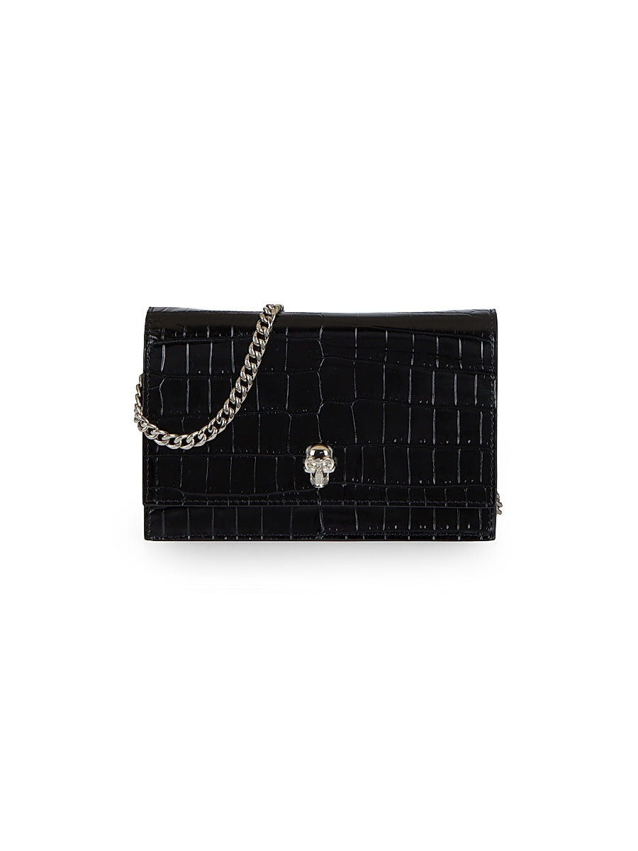 Small Skull Bag In Leather