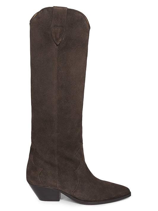 Denvee 40MM Suede Tall Western Boots