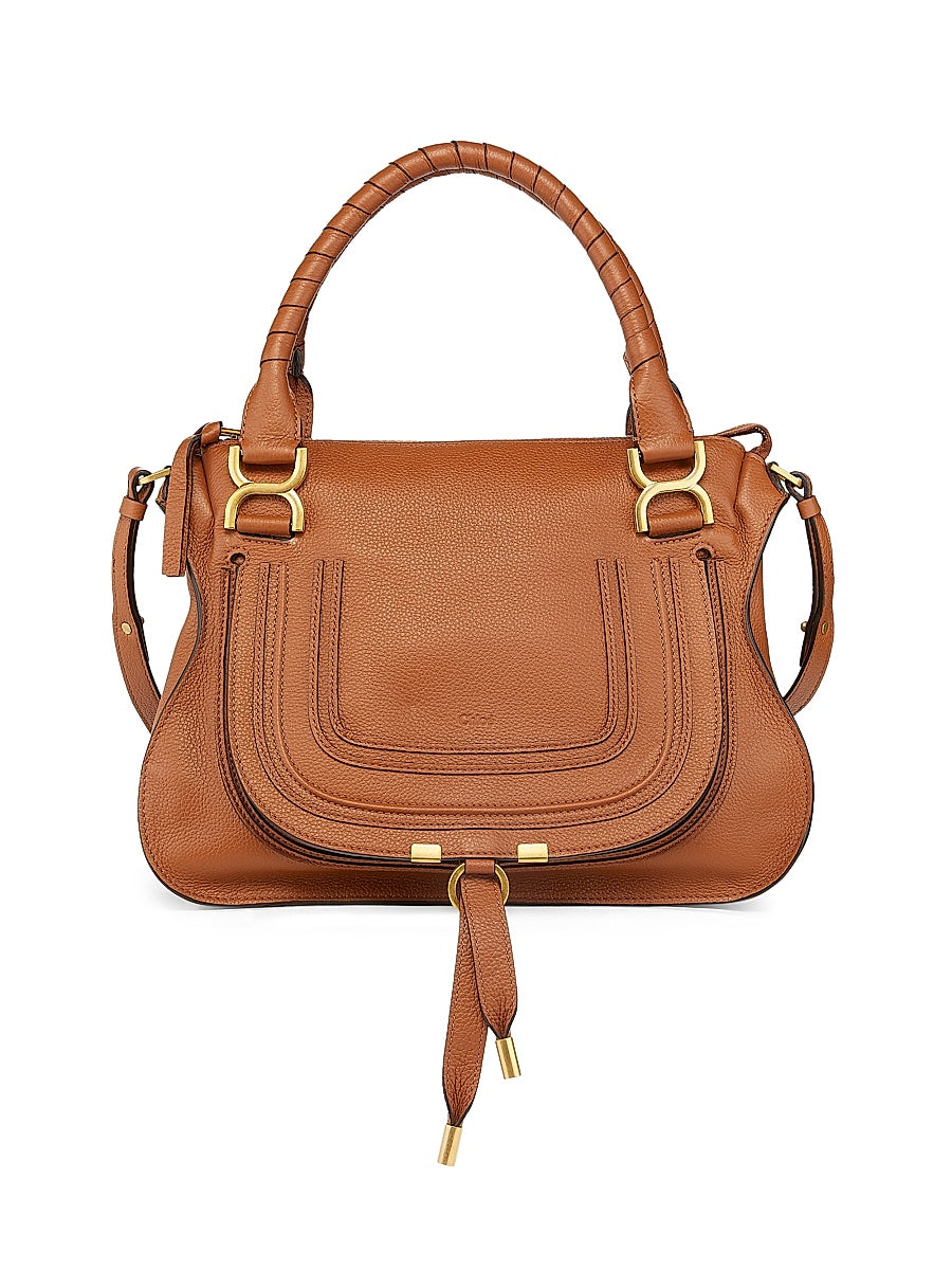 Medium Marcie Leather Satchel