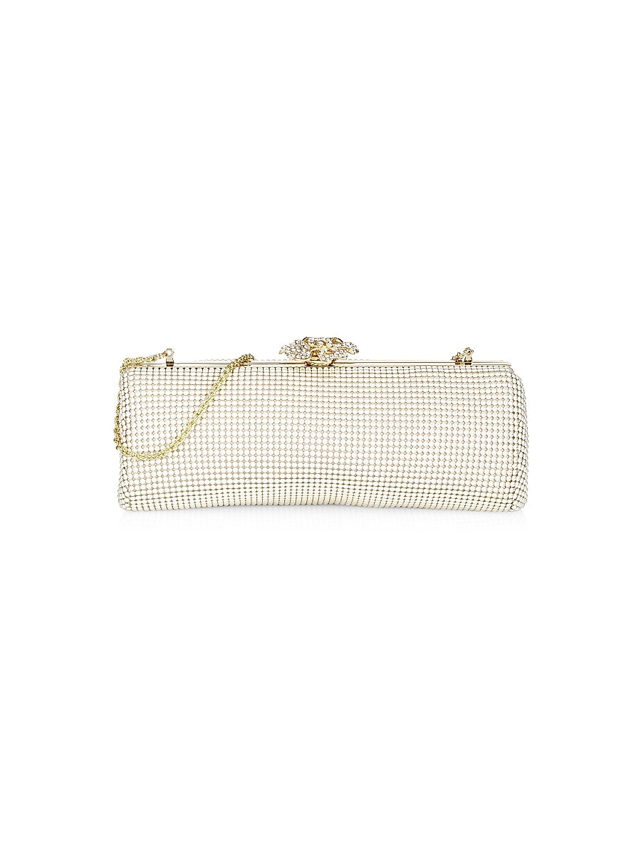 Crystal Flower Clutch