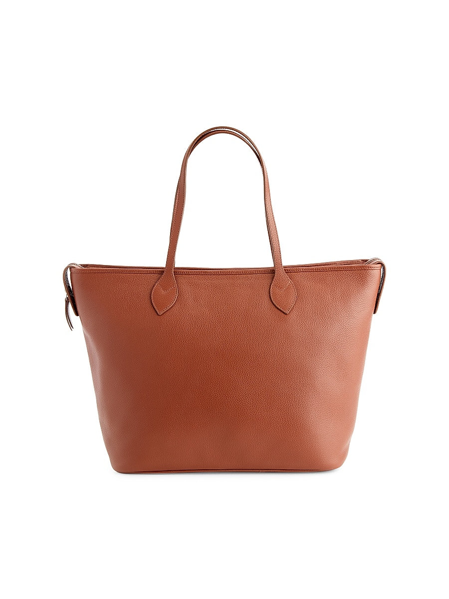 Pebble Grain Wide Tote Bag