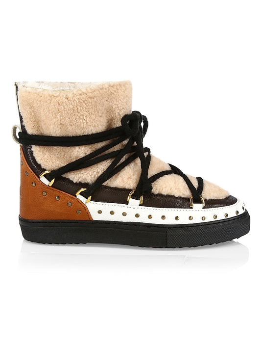 Curly Rock Shearling Sneaker Boots