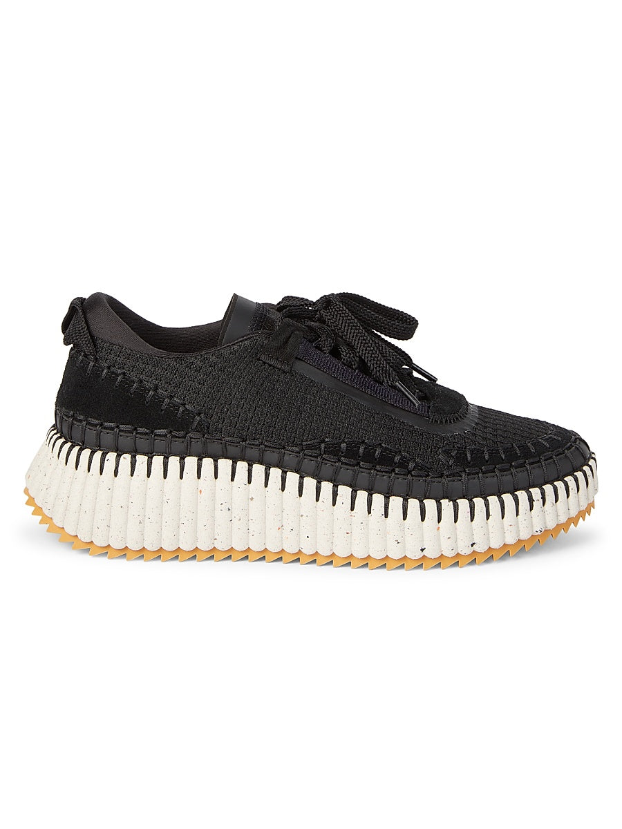 Nama Mixed Media Platform Sneakers