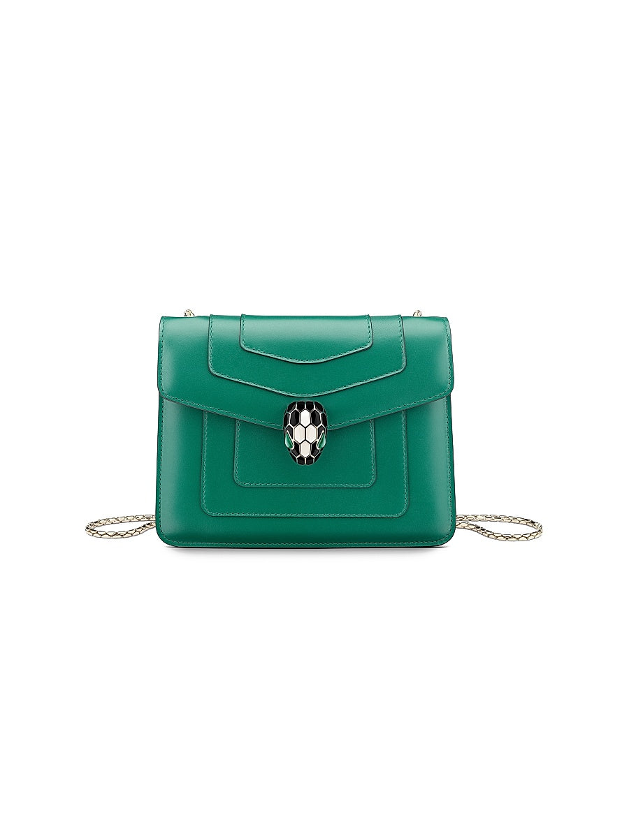 Small Serpenti Leather Crossbody Bag
