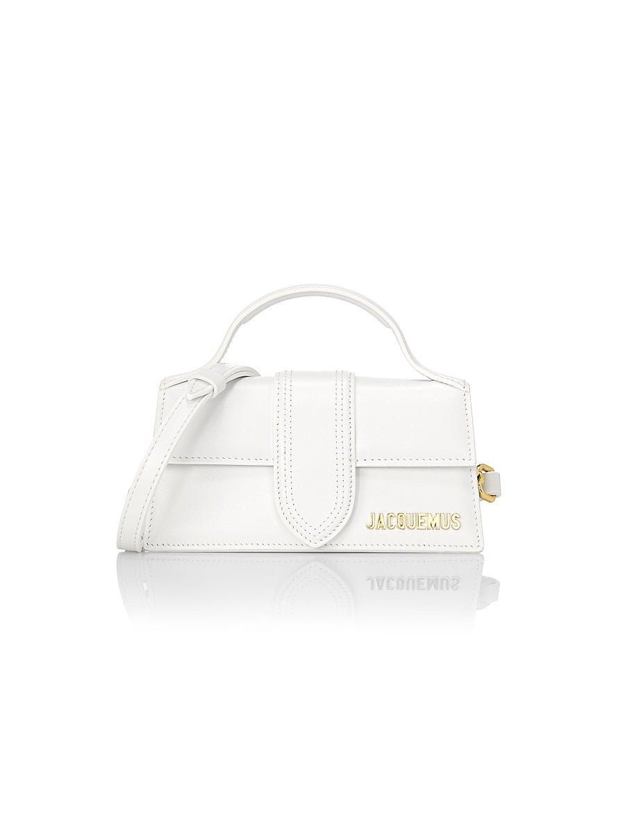Le Bambino Leather Top-Handle Bag