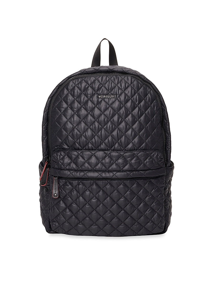Metro Quilted Nylon Backpack Deluxe