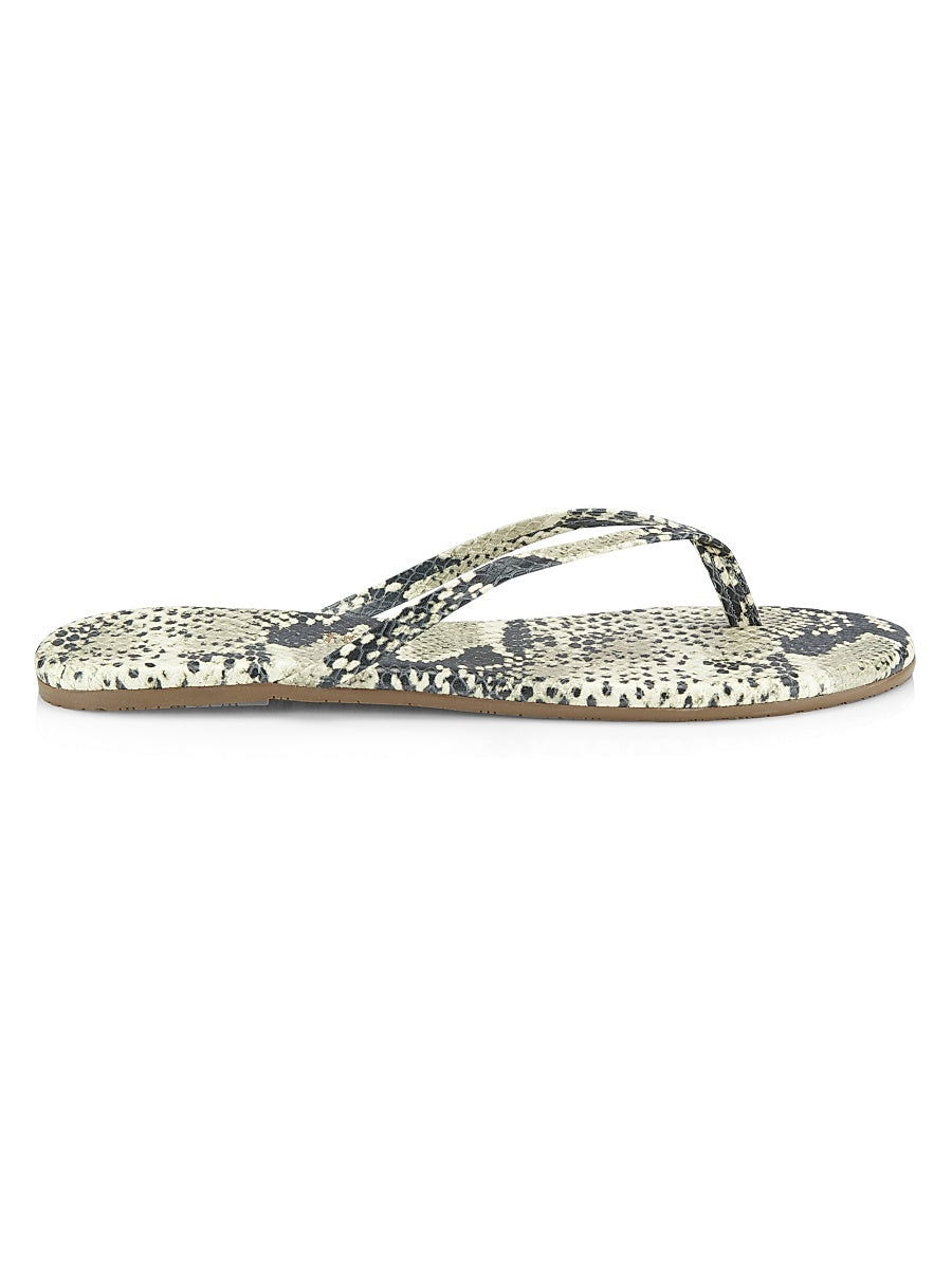 Studio Exotic Cheetah-Print Flip Flops