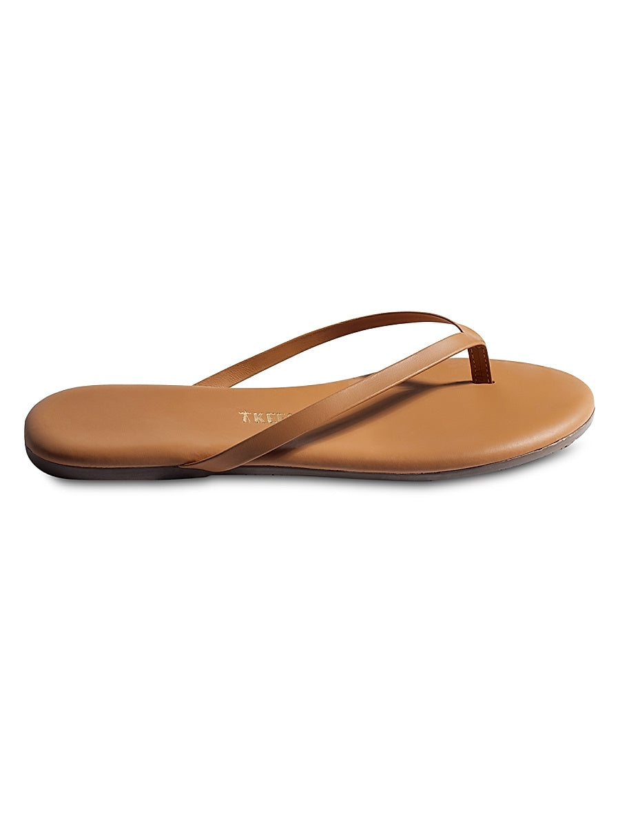 Foundations Matte Leather Flip Flops