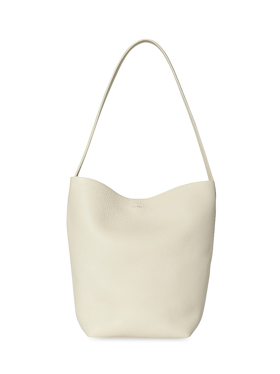 Small N/S Park Leather Tote